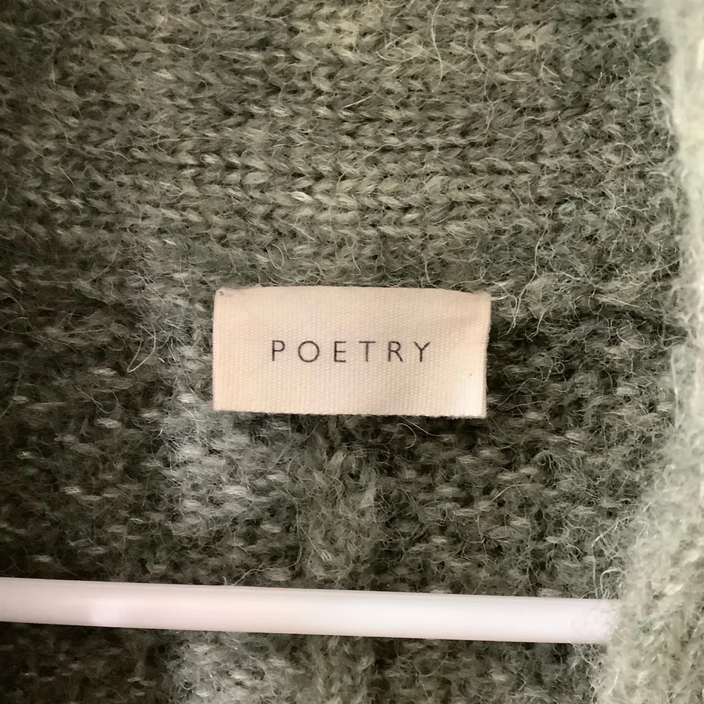 Poetry Cotton & Alpaca Open Front Cardigan - Picture 5 of 6